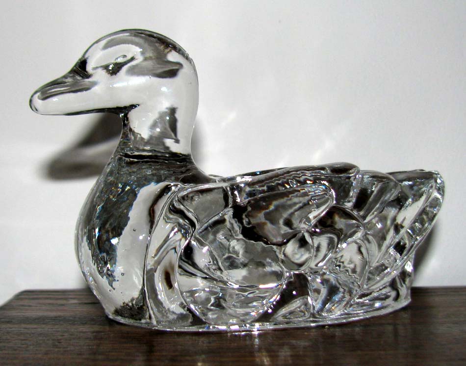 Small Glass DUCK Ashtray* Excellent condition. eBay