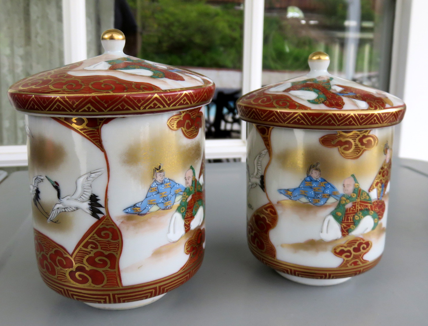 Japanese KUTANI Ceremony Tea Cups (2) eBay