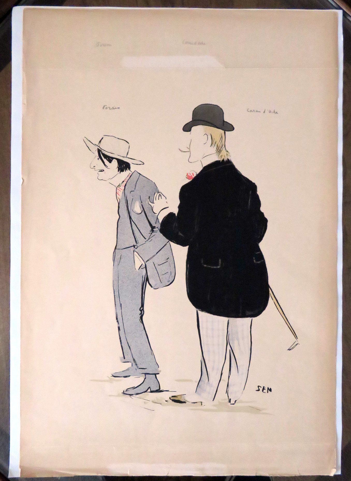 Jean-Louis Forain & Caran d'Ache(Georges Goursat SEM)