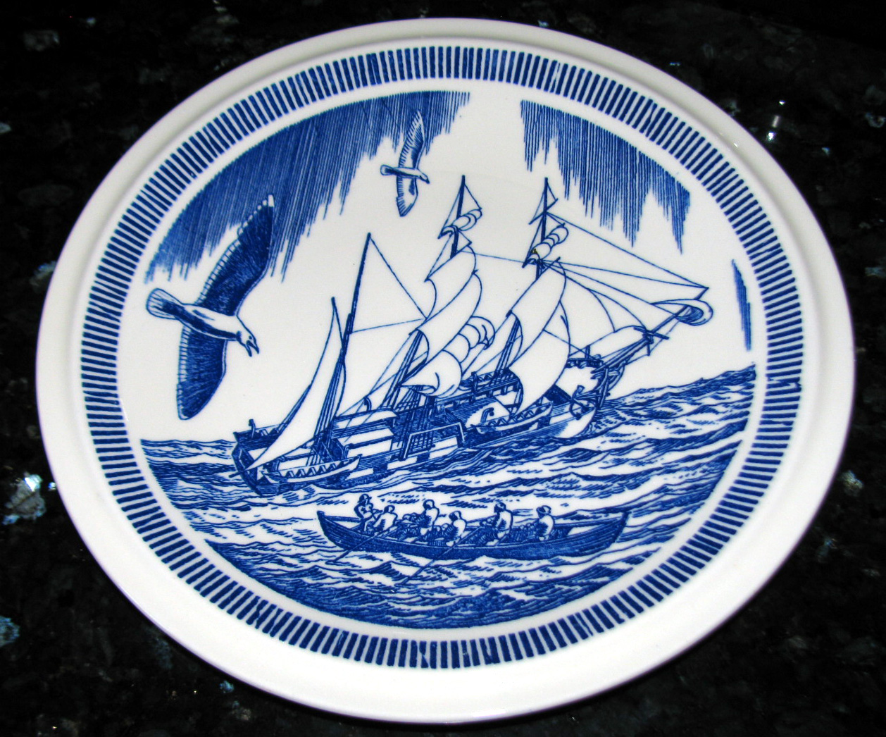 Vernon Kilns Moby Dick Plate